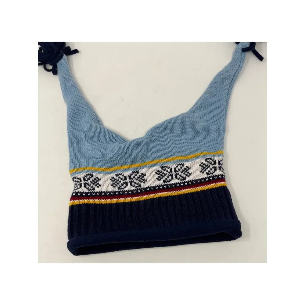 Vintage Gymboree 2001 Winter Sparkle Jester Hat 18-24M‎ Fair Isle Knit Tassel